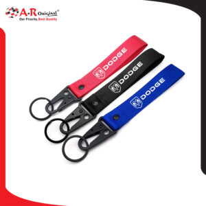 Dodge Racing Strap Keychain