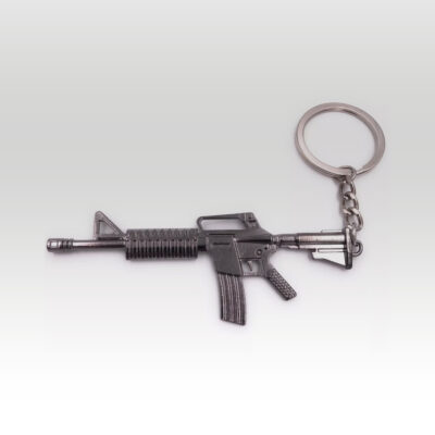 Rifle Gun Metal Keychain - Image 2