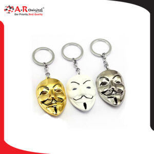 Joker Mask Metal Keychain