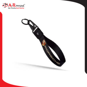 Porsche Ribbon Key Chain