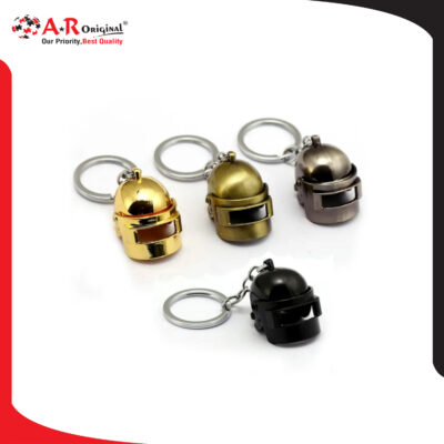 PUBG Helmet Metal Keychain