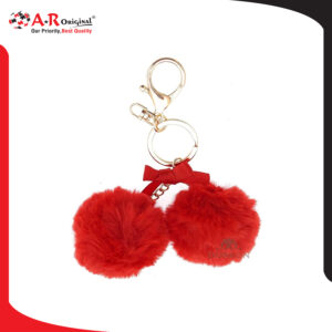 Rex Rabbit Fur Plush Keychain