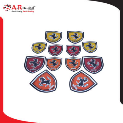 Ferrari Alumunium Sticker
