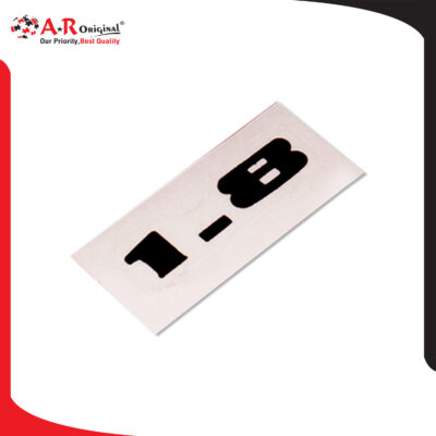 1.8 black Plain  Sticker