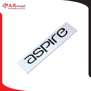 Aspire Black Plain Stikcer