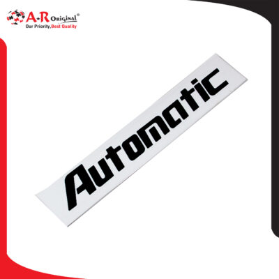 Automatic Black Plain Sticker
