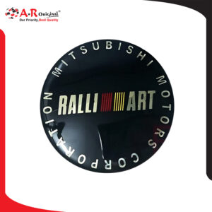 Black Ralliart Center Hub Cap Badge Emblem