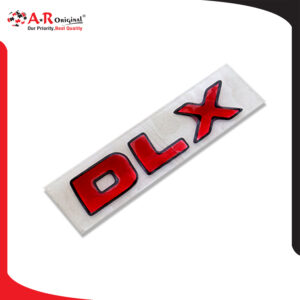 DLX Red Coating Sticker