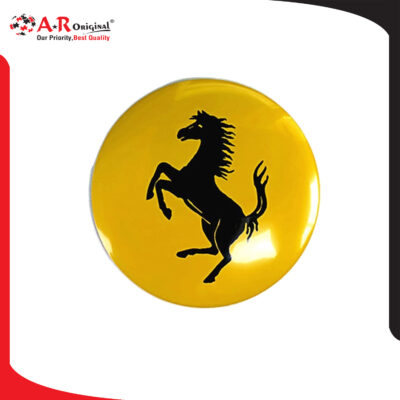 Ferrari Wheel Trim Caps Alloy Racing Emblem