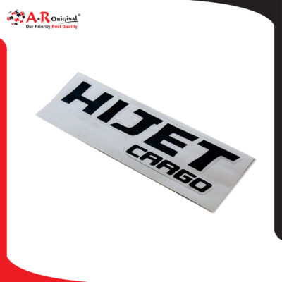 Hijet Cargo Black Plain Sticker