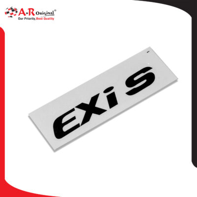 Exis Black Plain Sticker