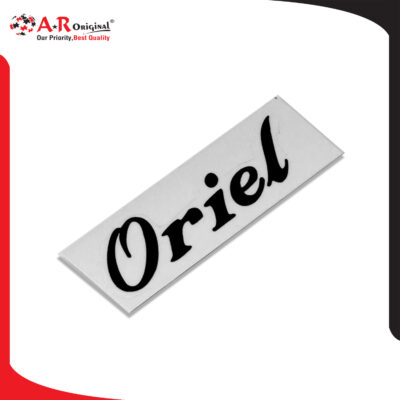 Oriel Old Black Plain Sticker