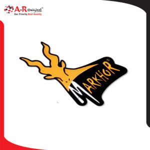 Markhor Written Reflective Sticker