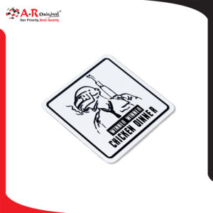 Chicken Dinner Reflective Sticker