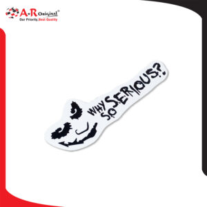 Why So Serious Reflective Sticker