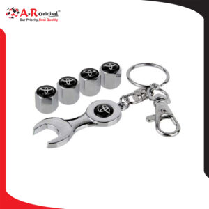 Toyota Wheel Tyre Wrench Keychain and 4 Nozel