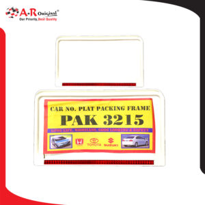 NUM PLATE COVER WHITE FULL REFLECTOR 2PCS SET OLD SIZE